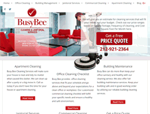 Tablet Screenshot of bbcleaningservice.com